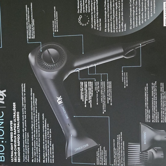 10X Ultralight Speed Dryer - Black - Picture 3 of 3